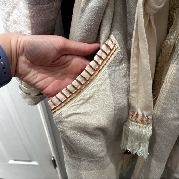 Anthropologie E by Eloise Hooded Cardigan Jacket-Sm - Picture 8 of 10